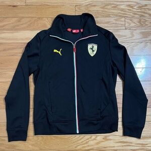 Puma Scuderia Ferrari Black Zip Jacket Medium